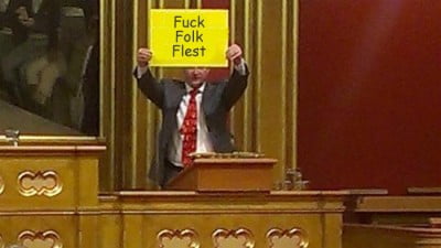 Gjedde på stortinget