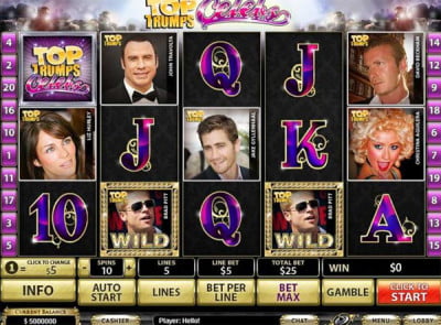 kjendiser i spilleautomater