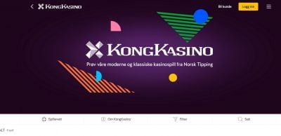 KongKasino – et moderne Casino fra Norsk Tipping