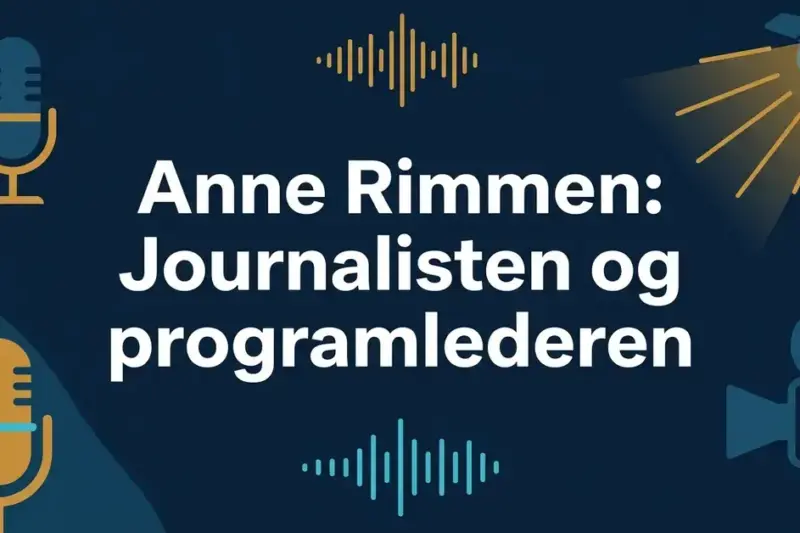 Anne Rimmen: Journalisten og programlederen