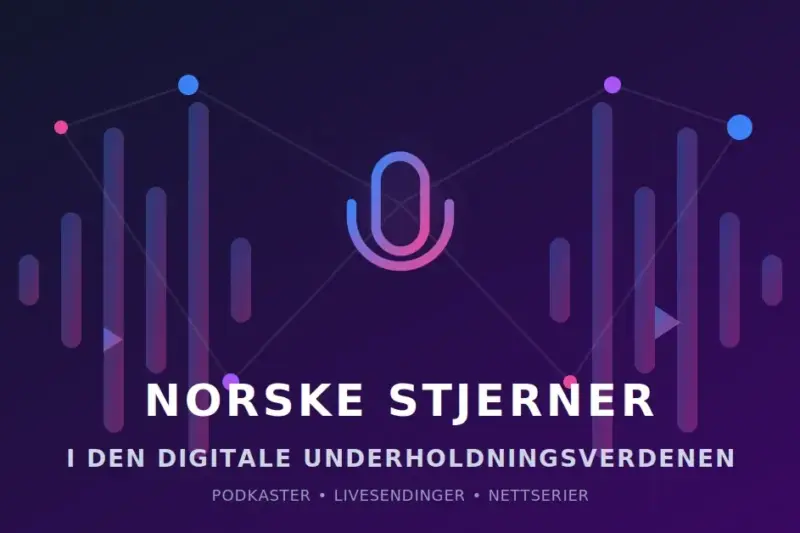 Norske stjerner tar plass i den digitale underholdningsverdenen